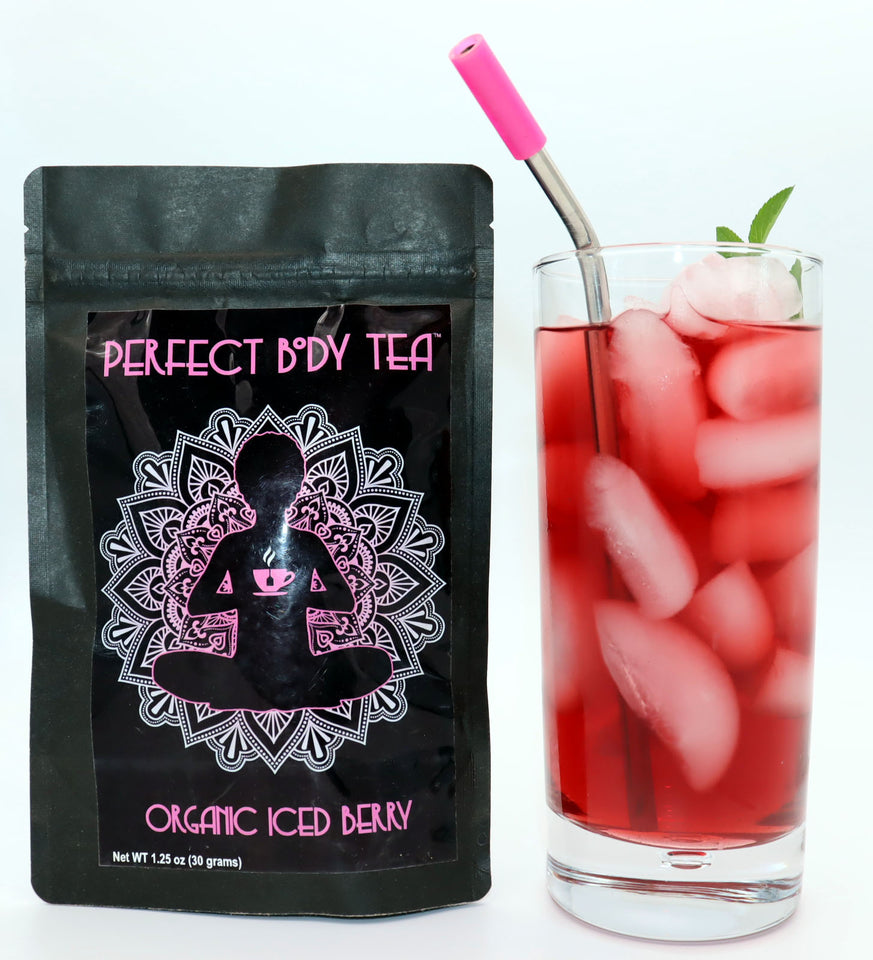 Our “Organic Iced Berry” is a herb and fruit tea is imported from Canada, USA, Thailand, and Spain and is made with only premium luxury ingredients.  This tea's infusion is deep rich reds and purples.   It tastes of a bold full berry flavor with creamy notes and tart character. it comes in a large 1.25 oz. (30 g) bag that conveniently makes a large gallon of delicious iced tea. 