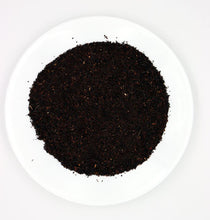 Load image into Gallery viewer, Our “Organic Iced Black” tea is imported from India, China and is made with only premium luxury ingredients.  It tastes lightly malty with a fresh buttery toast opening and mildly astringent finish.  This tea&#39;s infusion is coppery and bright, it comes in a large 1.25 oz. (30 g) bag that conveniently makes a large gallon of delicious iced tea. 
